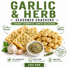 Load image into Gallery viewer, Mary's Crackers | GARLIC & HERB