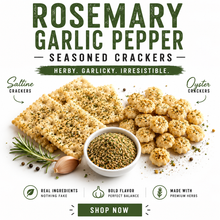 Load image into Gallery viewer, Mary's Crackers | ROSEMARY GARLIC PEPPER